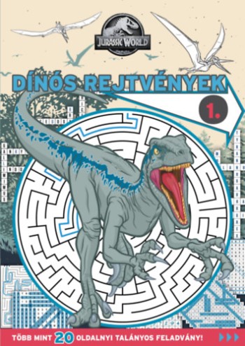 Jurassic World - Dínós rejtvények 1. borító